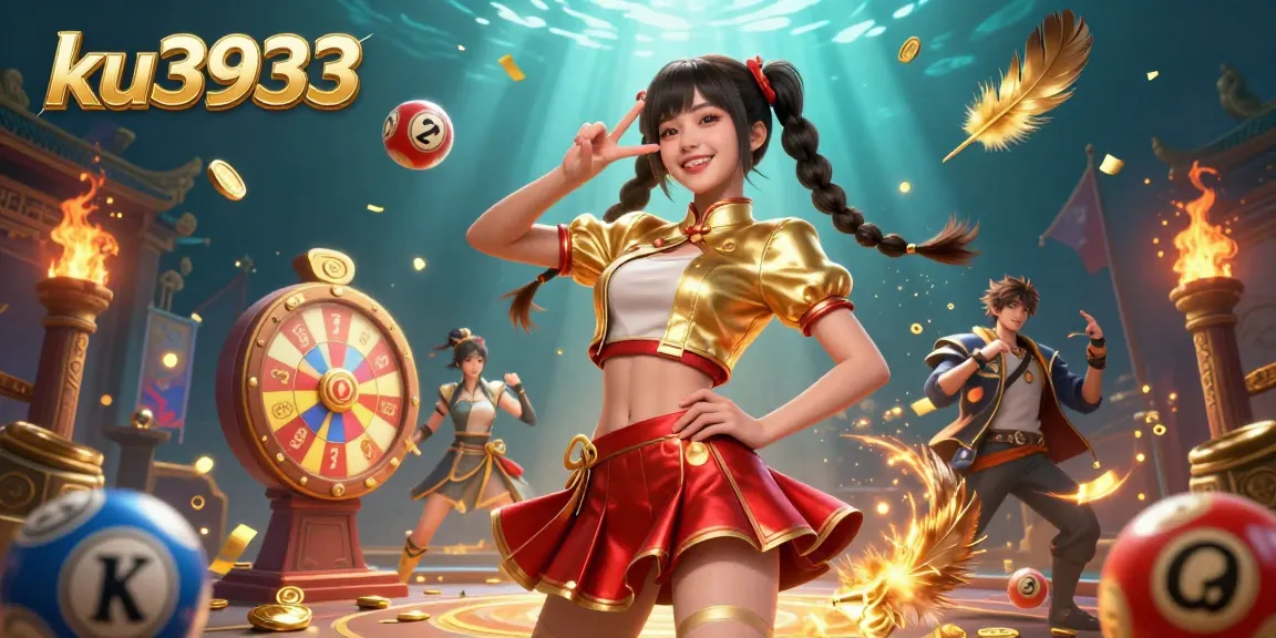 Join the excitement at ku3933, where vibrant colors and gambling thrill come alive in this captivating casino scene.