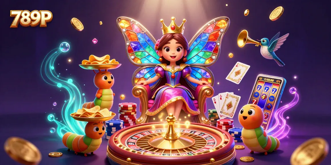 Experience the excitement of 789P with captivating casino elements and stunning 3D art.